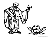 Man with Frog