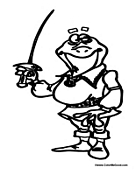 Frog with Sword