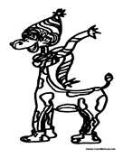 Giraffe in the Winter