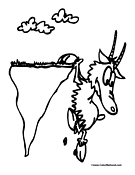 Goat Coloring Page 2
