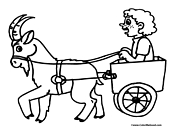 Goat Coloring Page 9