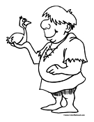 Goose Coloring Page 5