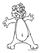 Gopher Coloring Page 3