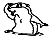 Groundhog Looking for Shadow