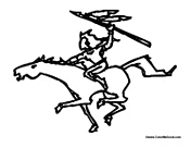 Woman Riding Horse