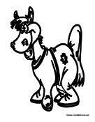 Cartoon Horse