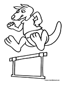 Kangaroo Coloring Page 4
