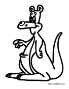 Cartoon Kangaroo