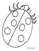 Ladybug Coloring Page 3