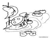 Ladybug Coloring Page 7