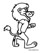 Cartoon Lion 2