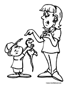 Lizard Coloring Page 1