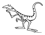 Lizard Coloring Page 8