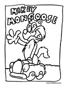 Mongoose Coloring Page 1