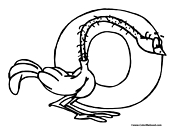 Ostrich Coloring Page 5