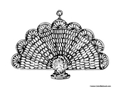 Peacock Coloring Page 3