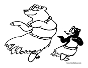 Penguin Coloring Page 5