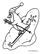 Penguin Coloring Page 7