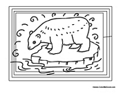 Polar Bear on Ice