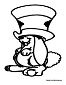 Silly Rabit with Big Hat