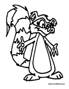 Cartoon Raccoon