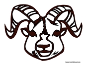 Ram Coloring Page 2