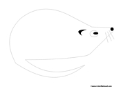 Rat Coloring Page 4
