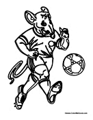 Rat Playing Soccer
