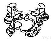 Reindeer with Ornaments