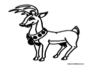Reindeer with Collar