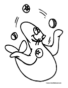 Seal Coloring Page 5