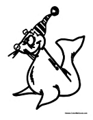 Seal with Birthday Hat
