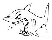 Shark Coloring Page 11