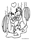 Skunk Coloring Page 6