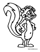 Cartoon Skunk