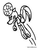 Skunk Playing Soccer