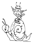 Snail Coloring Page 3