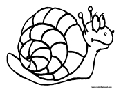 Snail Coloring Page 4