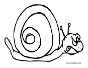 Snail Coloring Page 5