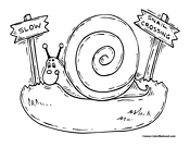 Snail Coloring Page 6