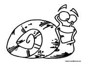 Cartoon Snail