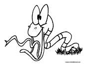 Snake Coloring Page 4