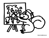 Squirrel Artist