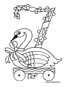 Swan Coloring Page 4