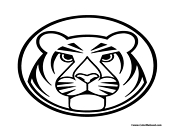 Tiger Coloring Page 4