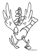Turkey Coloring Page 9