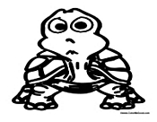 Cartoon Baby Turtle