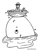 Whale Coloring Page 8