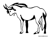 Large Wildebeast