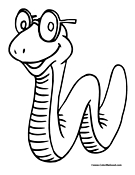 Worm Coloring Page 2